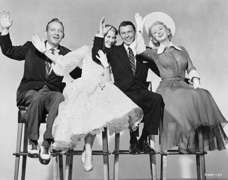 Crosby, Kelly, Sinatra and Holm in a publicity shot for High Society.