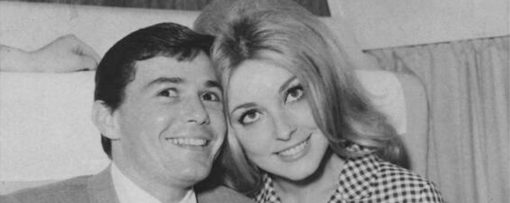 Jay Sebring and Sharon Tate.